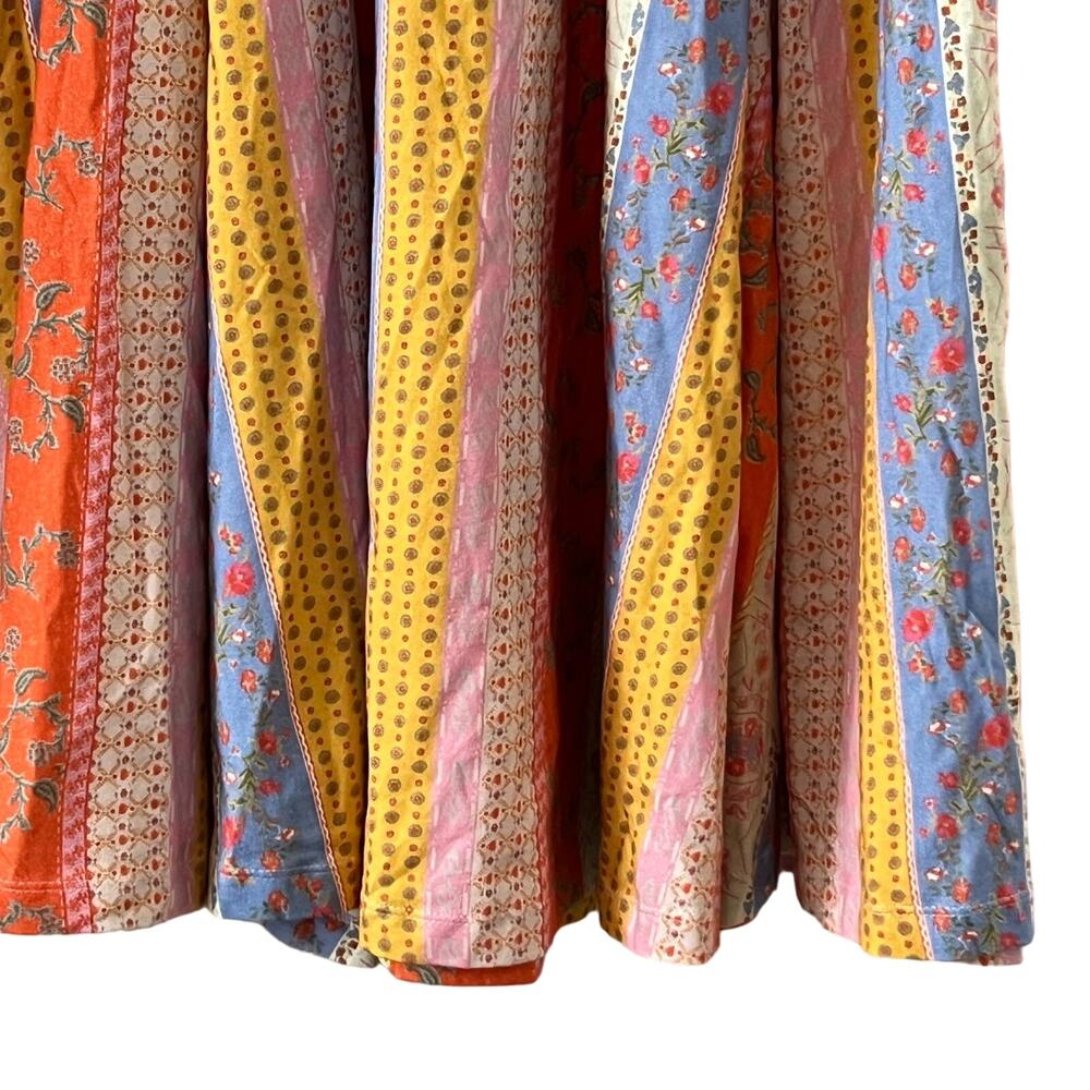 Free People As It Was Two Piece Skirt Set In Oak Multi Tropical Print Size M - Picture 8 of 16